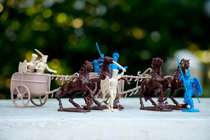 LOD The War at Troy - Greeks Vs Trojans Set 2 w/Chariot