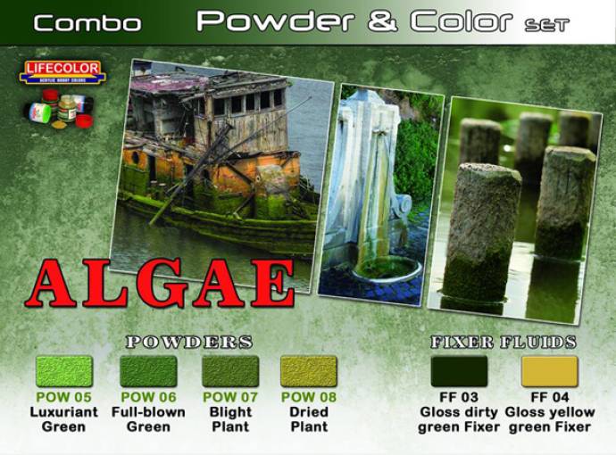 Algae Powder & Color Set - ONLY 1 AVAILABLE AT THIS PRICE