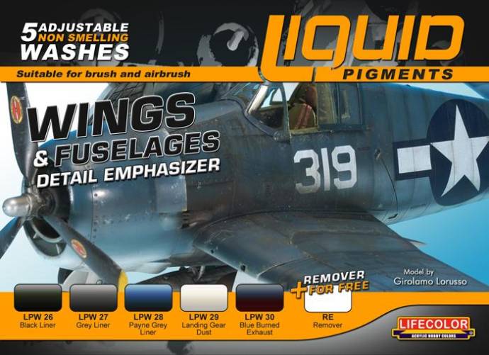 Wings & Fuselages Aircraft Weathering Liquid Pigments Set - ONLY 1 AVAILABLE AT THIS PRICE