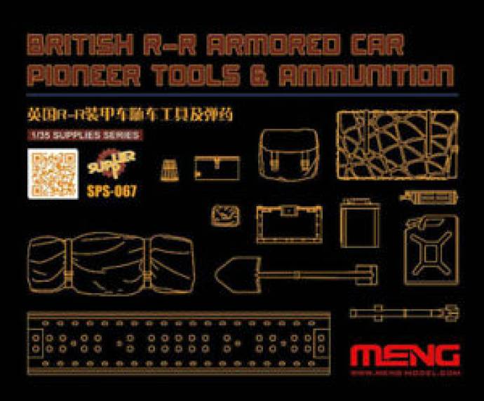 WWI British R-R Armored Car Pioneer Tools & Ammunition