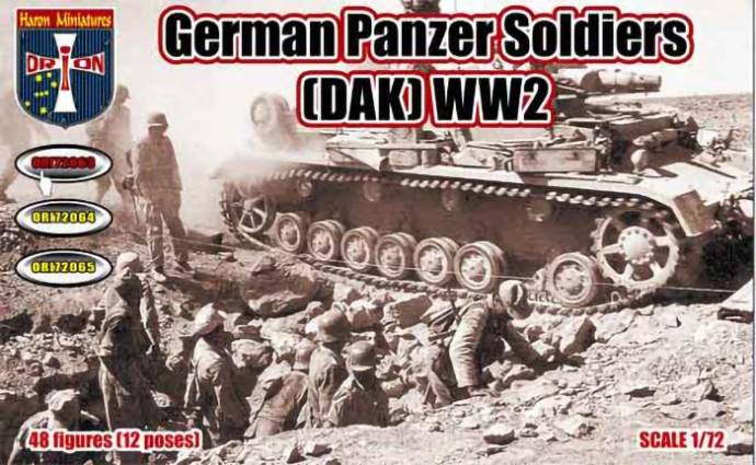 WWII German Panzer Soldiers (DAK) - ONLY 2 AVAILABLE AT THIS PRICE