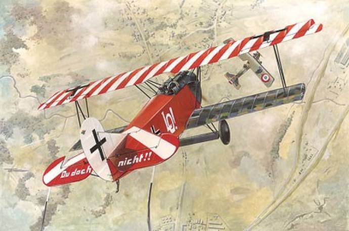 Fokker D VII (OAW Early) WWI German BiPlane Fighter