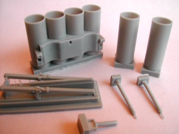 Sherman Calliope Conversion Kit for Meng Toons Tanks - ONLY 4 AVAILABLE AT THIS PRICE 