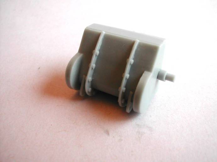 Sherman Bolted-together Transmission Housing for Meng Toons Tanks - ONLY 2 AVAILABLE AT THIS PRICE
