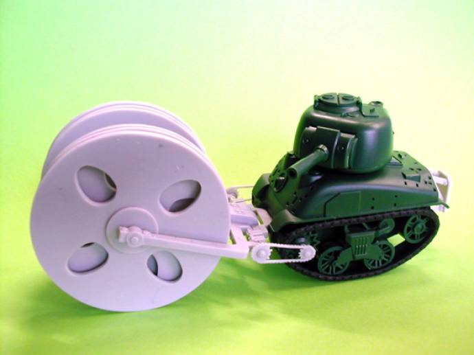 Sherman Aunt Jemima Conversion Kit for Meng Toons Tanks - ONLY 1 AVAILABLE AT THIS PRICE