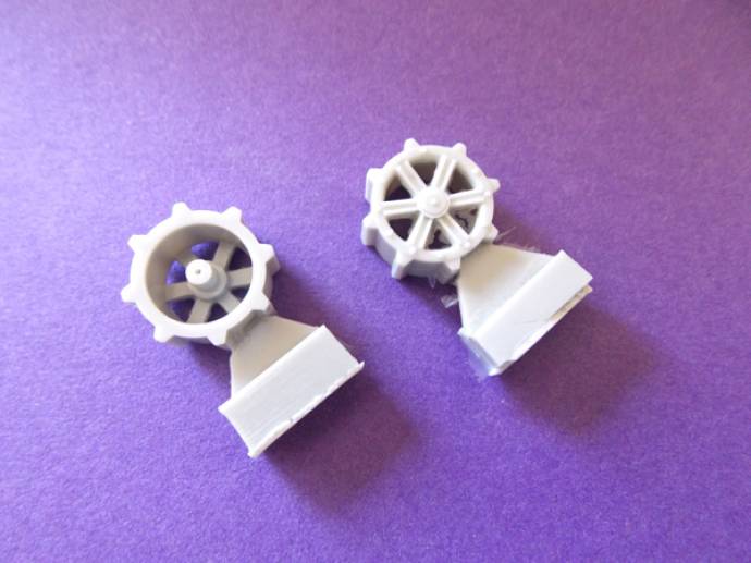 Pz IV Drive Sprockets for Meng Toons Tanks - ONLY 3 AVAILABLE AT THIS PRICE