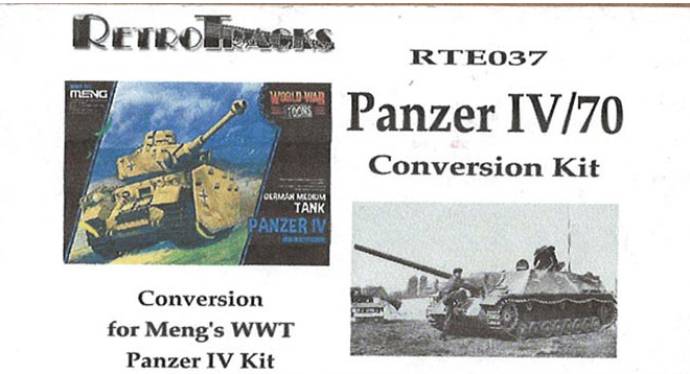 Panzer IV/70 Conversion Kit for Meng Toons Tanks - ONLY 1 AVAILABLE AT THIS PRICE