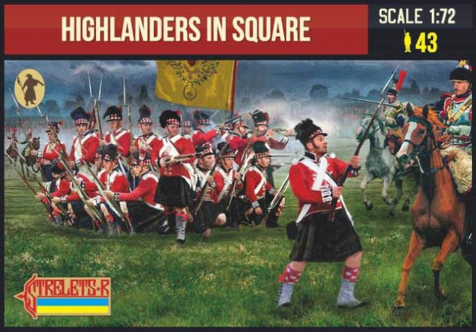 Strelets Napoleonic Highlanders in Square - ONLY 1 AVAILABLE AT THIS PRICE