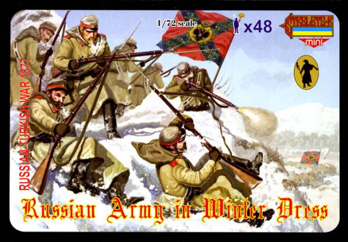 Strelets Mini -Russo-Turkish War 1877- Russian Army in Winter Dress 1 - ONLY 2 AVAILABLE AT THIS PRICE