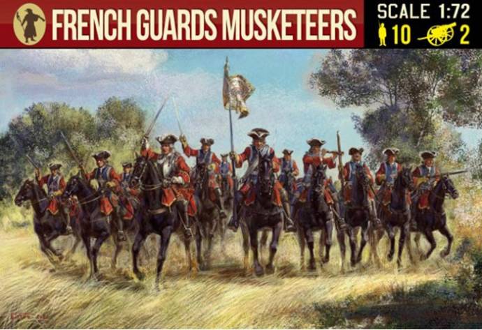 Strelets R - War of the Spanish Succession - French Guards Musketeers of the Guard - ONLY 2 AVAILABLE AT THIS PRICE 