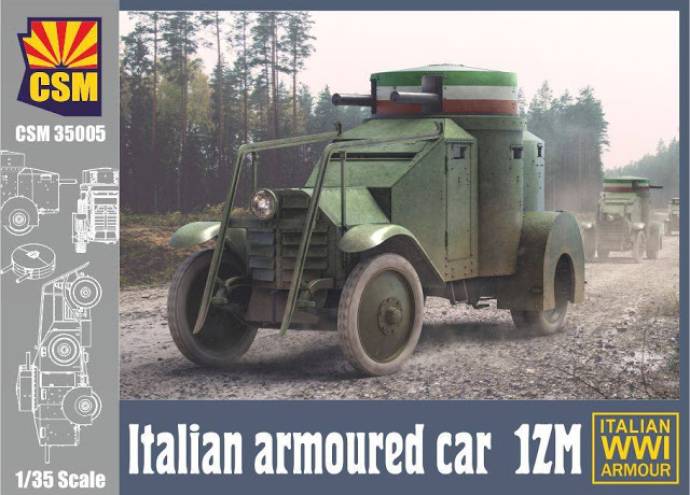 WWI Italian Armoured Car Lancia 1Zm