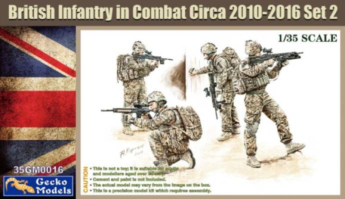 Gecko British Infantry in Combat Set 2 2010-2016
