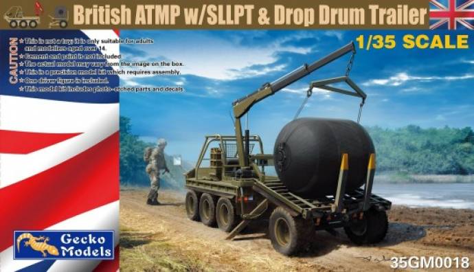 Gecko British ATMP Vehicle w/SLLPT & Drop Drum Trailer
