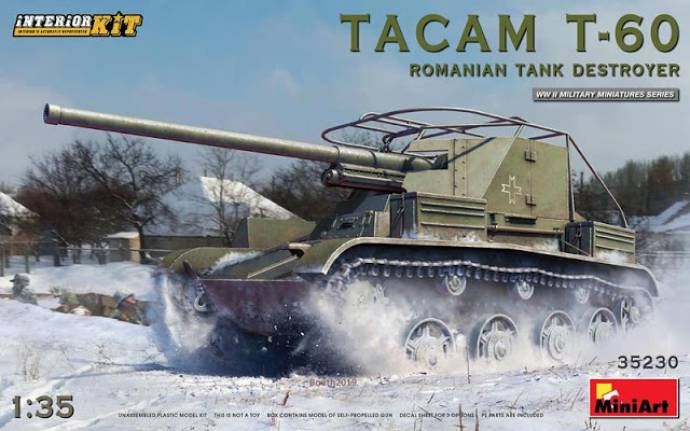 WWII TACAM T-60 Romanian Tank Destroyer [Interior Kit]    more info