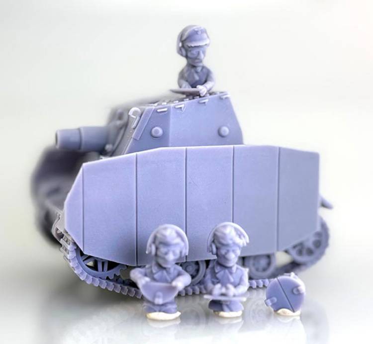 Toonkreig German Sturmpanzer (Brummbar) w/Sideskirts