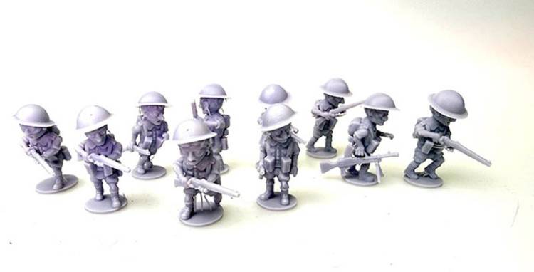ToonKreig British 8th Army Assaulting