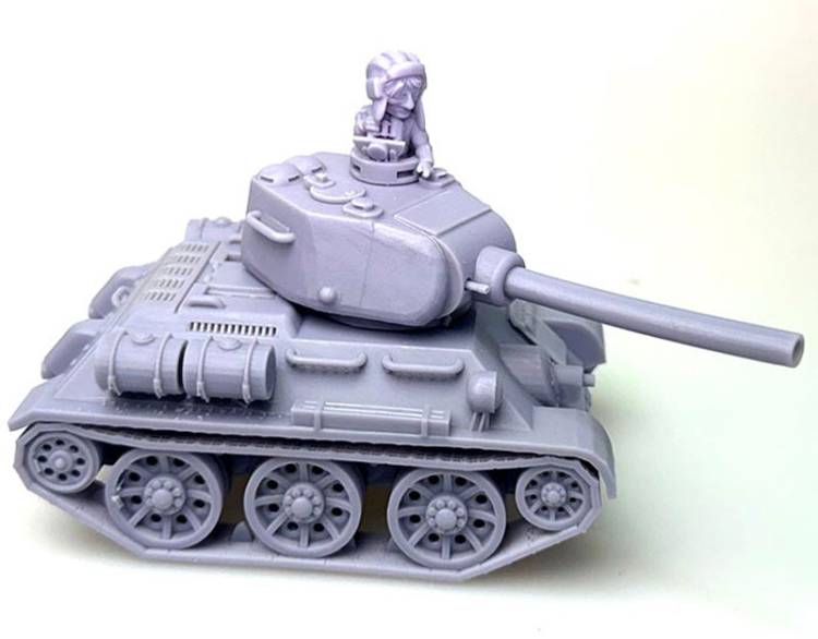 ToonKreig Russian T-34/85 w/Spider Wheels