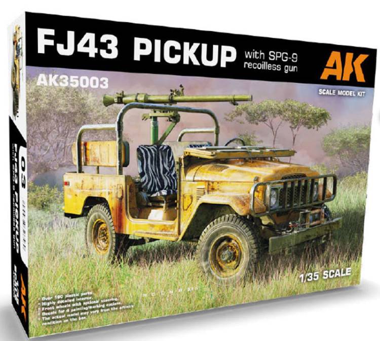 FJ43 Pickup With SPG-9 Recoilless Gun