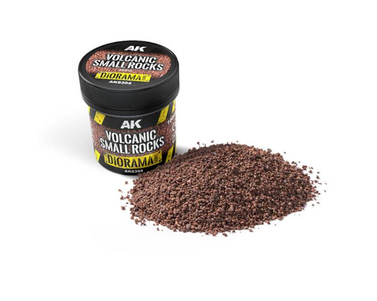 AK Interactive Diorama Series: Volcanic Flat Rocks 100ml