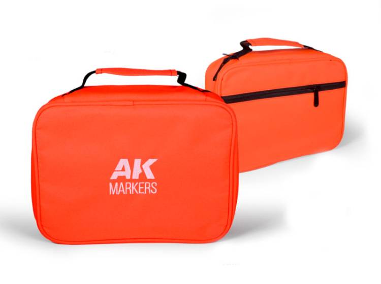 AK Interactive Empty Organizer Case - With Space For 40 Markers