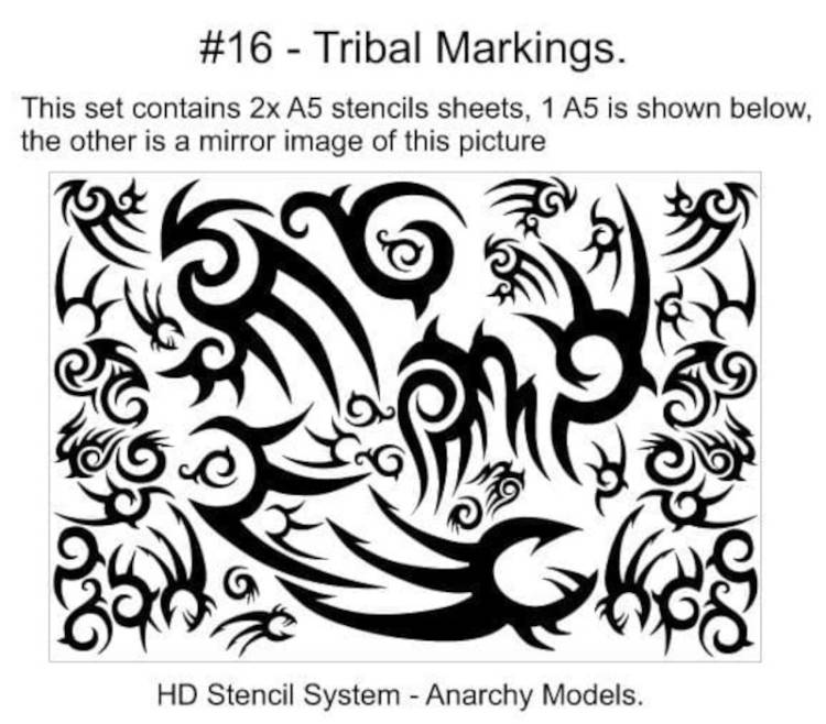 HD Stencils - Tribal Markings