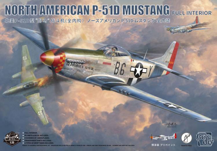 Border Model North American P-51D Mustang