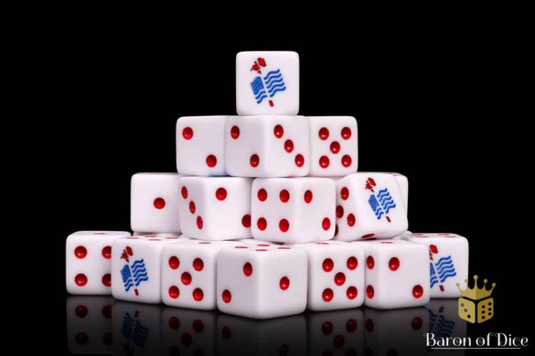 Baron of Dice Team USA Dice (25 dice)