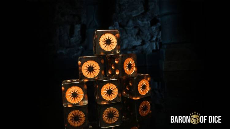 Baron of Dice Sacred Affliction - Official Trench Crusade Dice Set