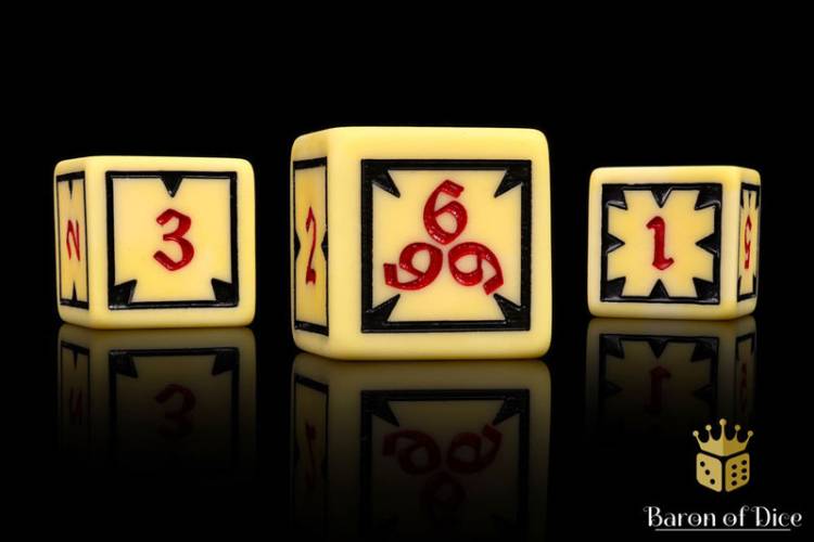 Baron of Dice Scanners 666 - Trench Crusade Compatible Dice Set (10)
