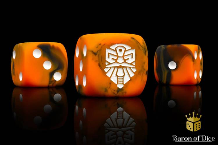 Baron of Dice Hearth Fire Dice (25 dice set)