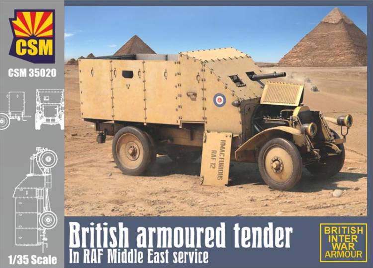 Copper State Models WWI British Armoured Tender in RAF Middle East Service