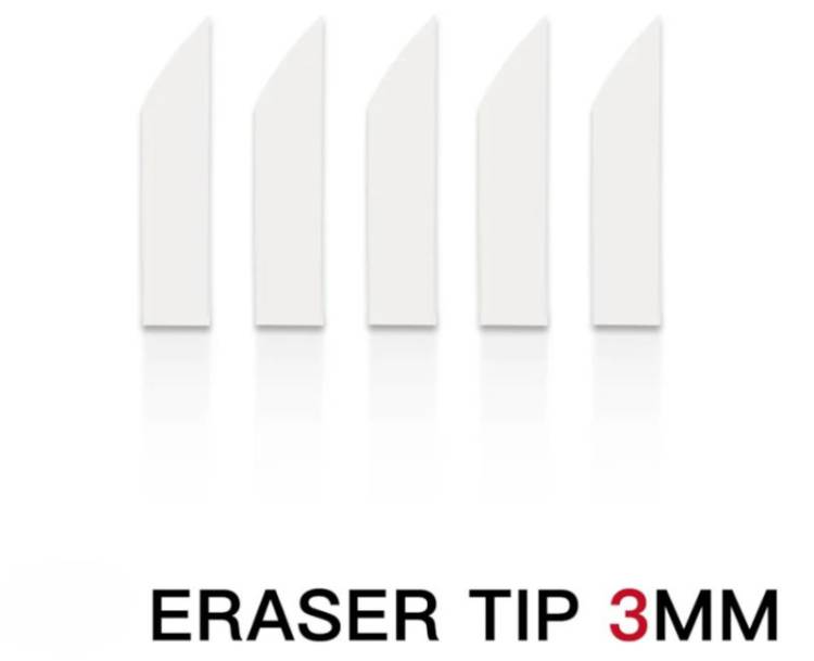 Dspiae 3mm Panel Line Eraser Tip (6) for PTWP
