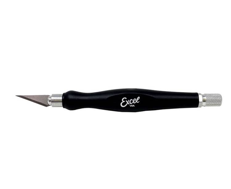 Excel K26 Fit Grip Knife Black