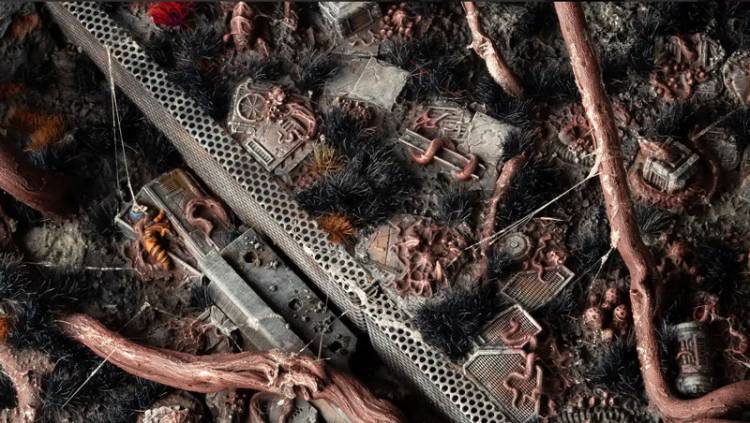 Gamers Grass Basing Bits - Alien Infestation 