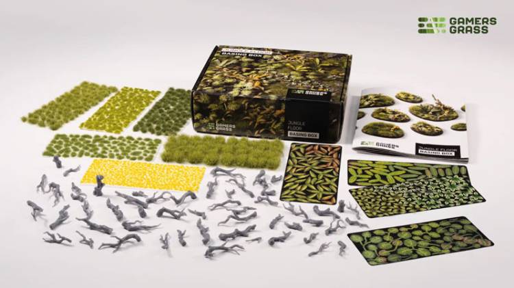 Gamers Grass Jungle Floor Basing Box