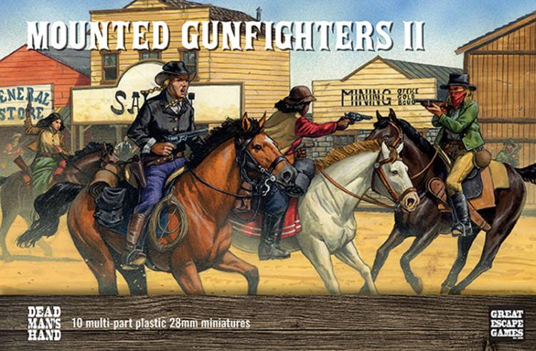 Dead Mans Hand Mounted Gunfighters II