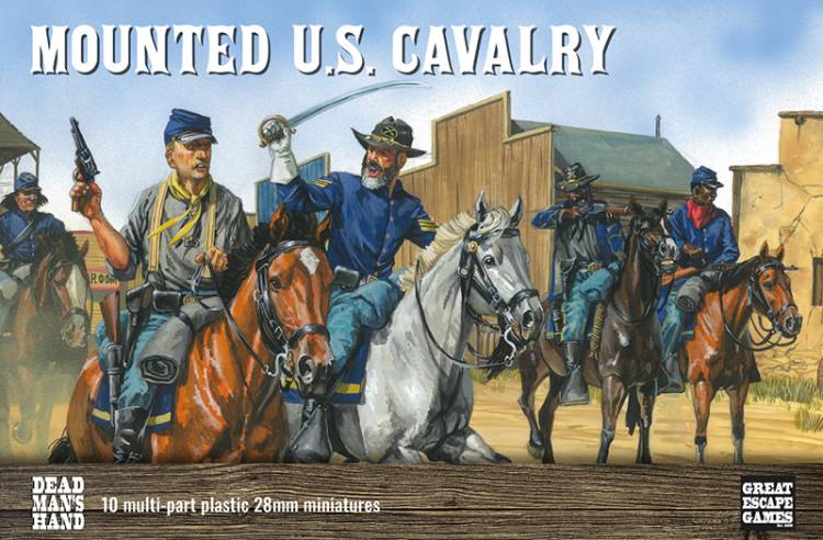 Dead Mans Hand Mounted US Cavalry/Buffalo Soldiers