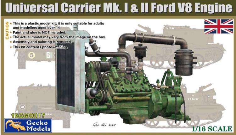 Gecko Universal Carrier MkI/II Ford V8 Engine