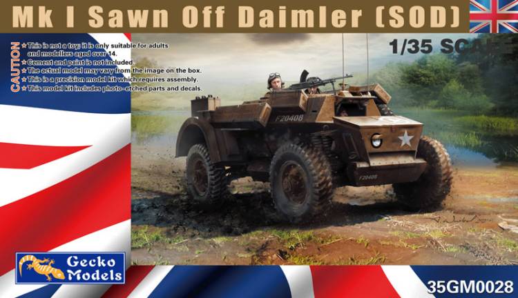 Gecko Mk I Sawn Off Daimler (SOD)