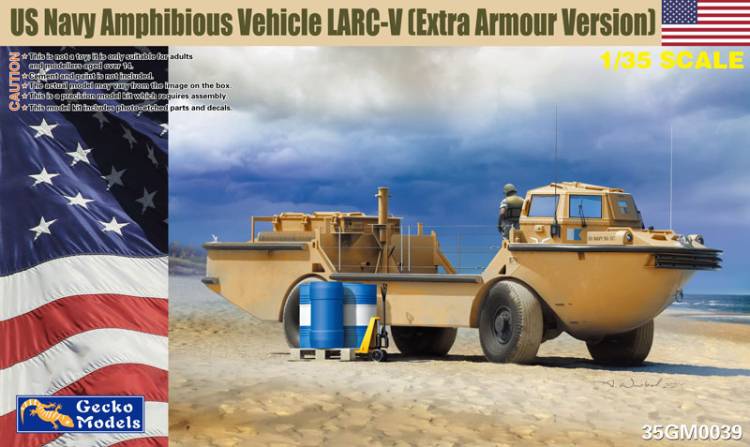 Gecko US Navy LARC-V Amphibious Vehicle (Extra Armor Version)