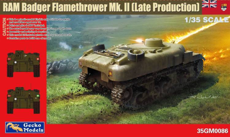 Gecko Canadian Badger Flamethrower Ram Mk II