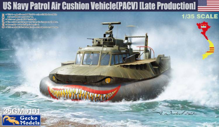 Gecko US Navy Patrol Air Cushion Vehicle(PACV)[Late Production]