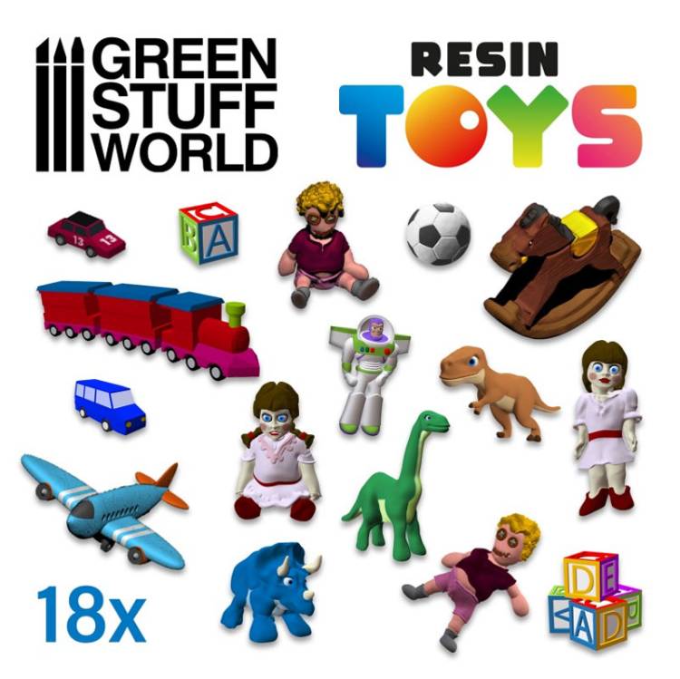 Green Stuff World 3D Printed Set - Children Toys