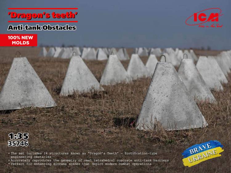 ICM Dragons Teeth Аnti-tank Obstacles