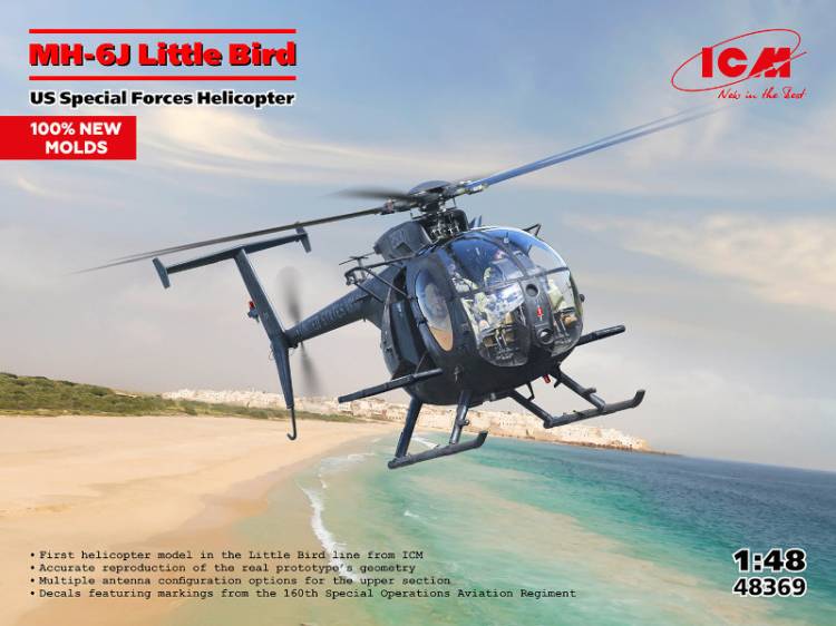 ICM MH-6J Little Bird US Special Forces Helicopter