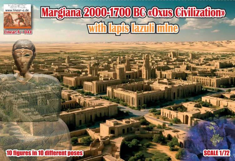Linear A Margiana 2000-1700 BC, Oxus Civilization