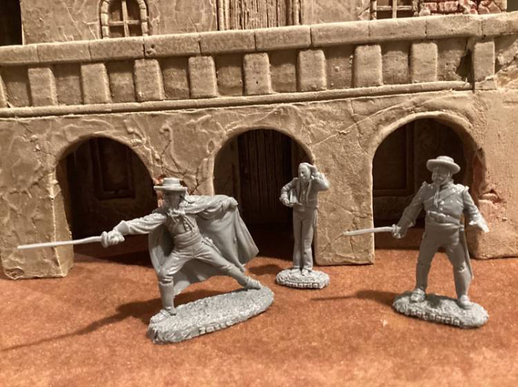 Zorro Character Figures Set (Barzso)