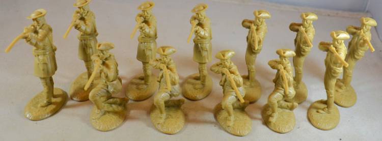 LOD American Revolution Colonial Minutemen Firing Line Set (Barzso)