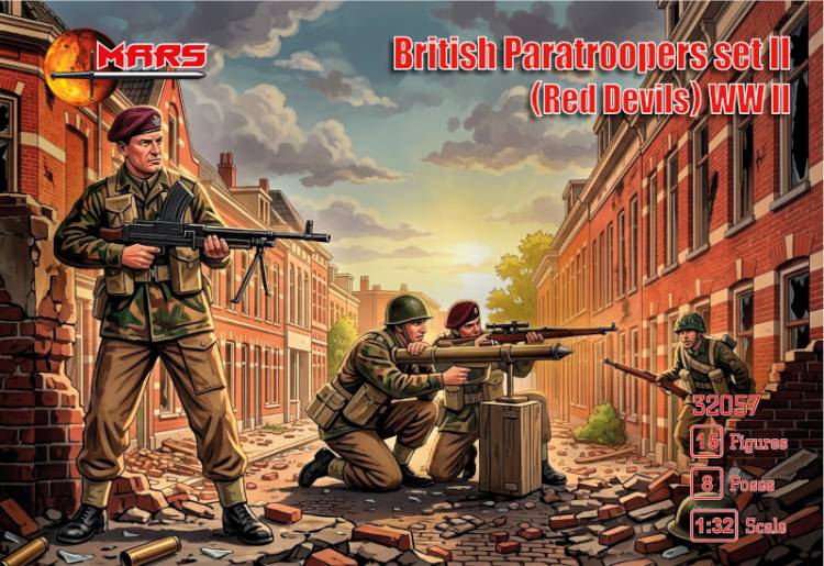 Mars WWII British Paratroopers set 2 Red Devils