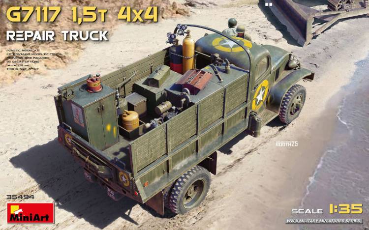 MiniArt G7117 1.5t 4x4 Repair Truck